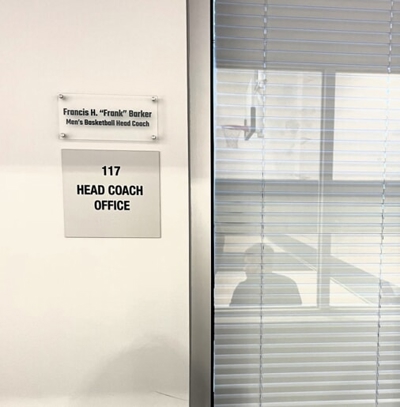 JU Basketball Facility office signs Photo